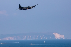 Sally B - B17 and cliffs