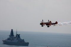 Aerosuperbatics Wingwalkers & battleship