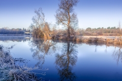 Frosty reflection