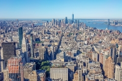 Empire State Building View to Statue of Liberty