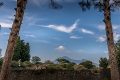 Vesuvius view from Pompeii