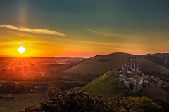 Corfe sunrise